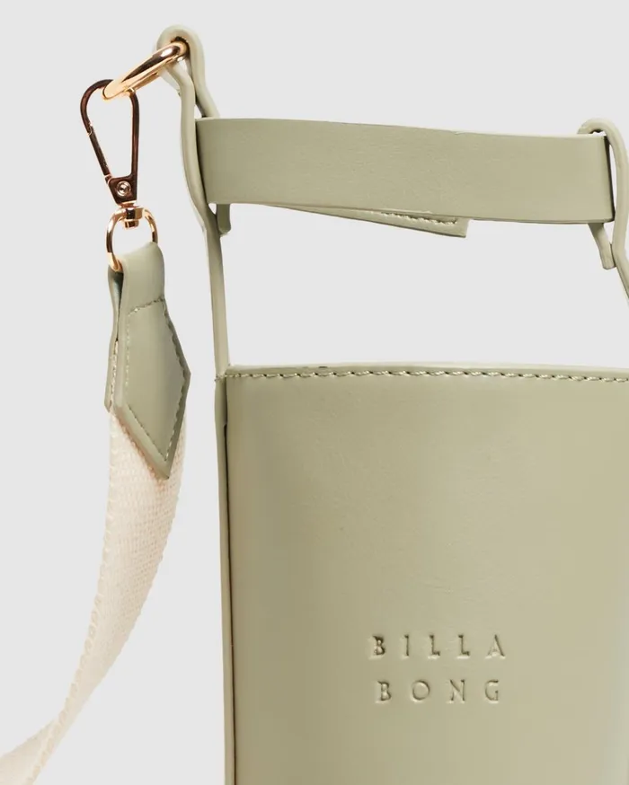 Billabong Jones Drink Bottle Holder Carry Bag Avocado Women Handbags and Totes Billabong Jones Drink Bottle Holder Carry Bag Avocado Women Handbags and Totes