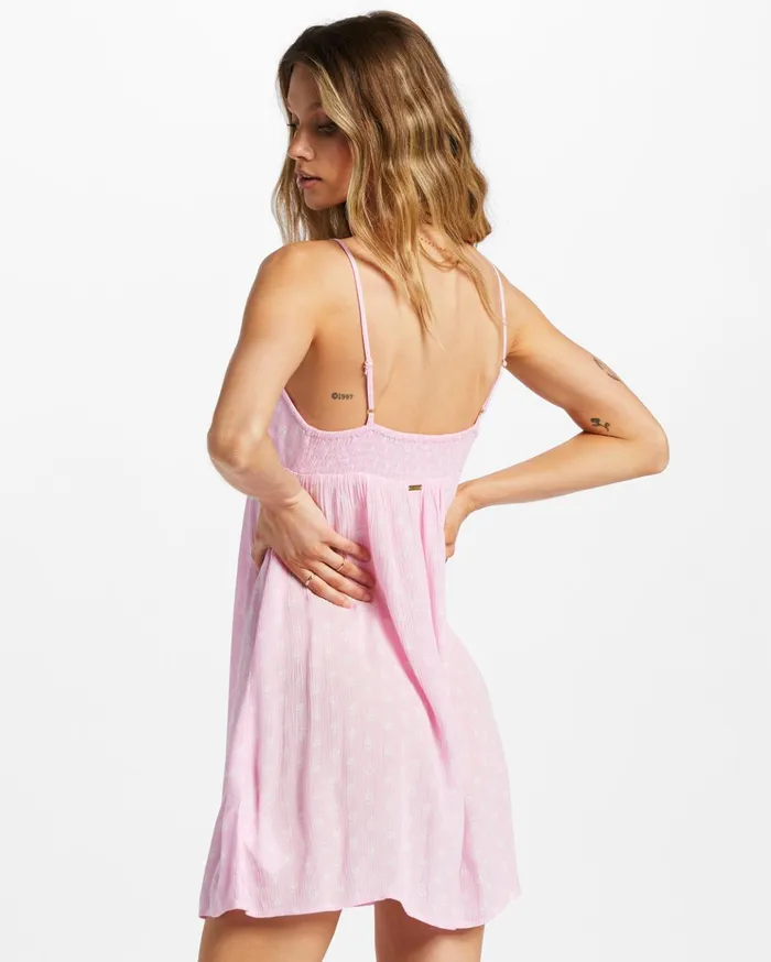 Billabong Just Add Sun Mini Slip Dress Pink Trails Women Dresses Billabong Just Add Sun Mini Slip Dress Pink Trails Women Dresses