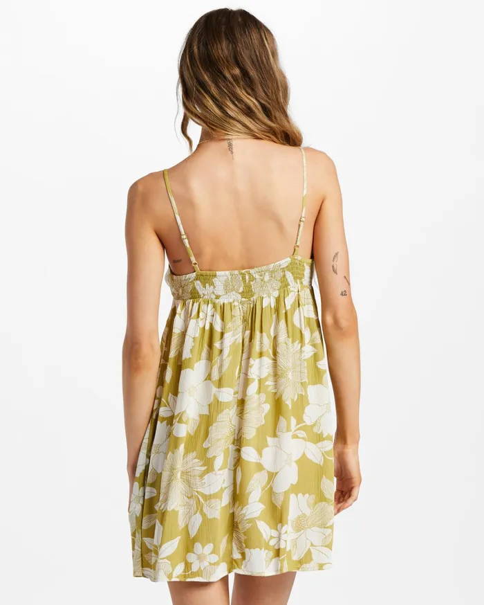 Billabong Just Add Sun Mini Slip Dress Seaweed Women Dresses Billabong Just Add Sun Mini Slip Dress Seaweed Women Dresses