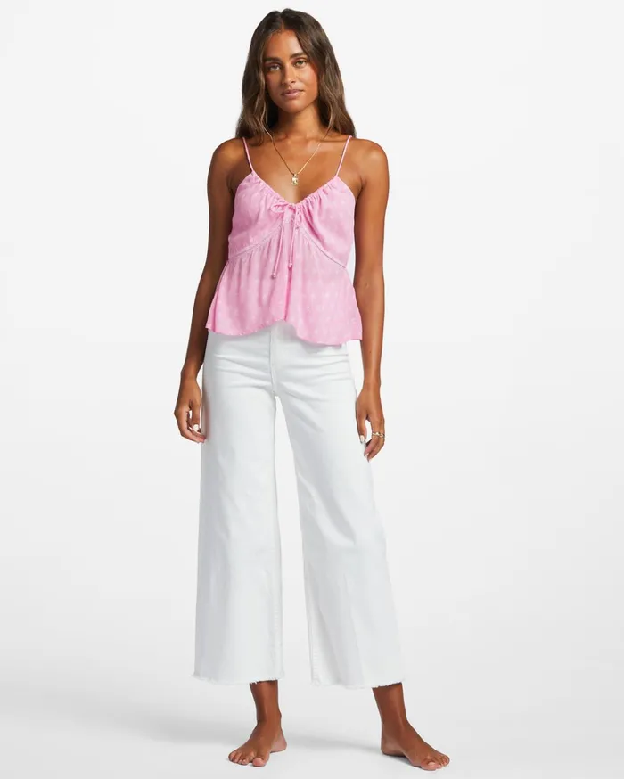 Billabong Just For You Cami Top Pink Trails Women Tops Billabong Just For You Cami Top Pink Trails Women Tops