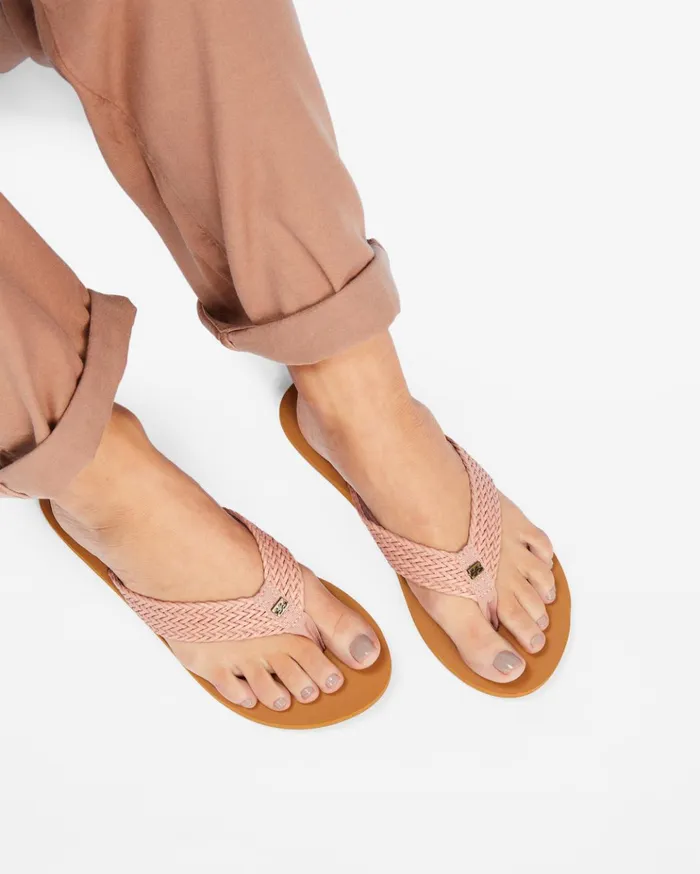 Billabong Kai Braided Sandals Stone Rose Women Shoes Billabong Kai Braided Sandals Stone Rose Women Shoes