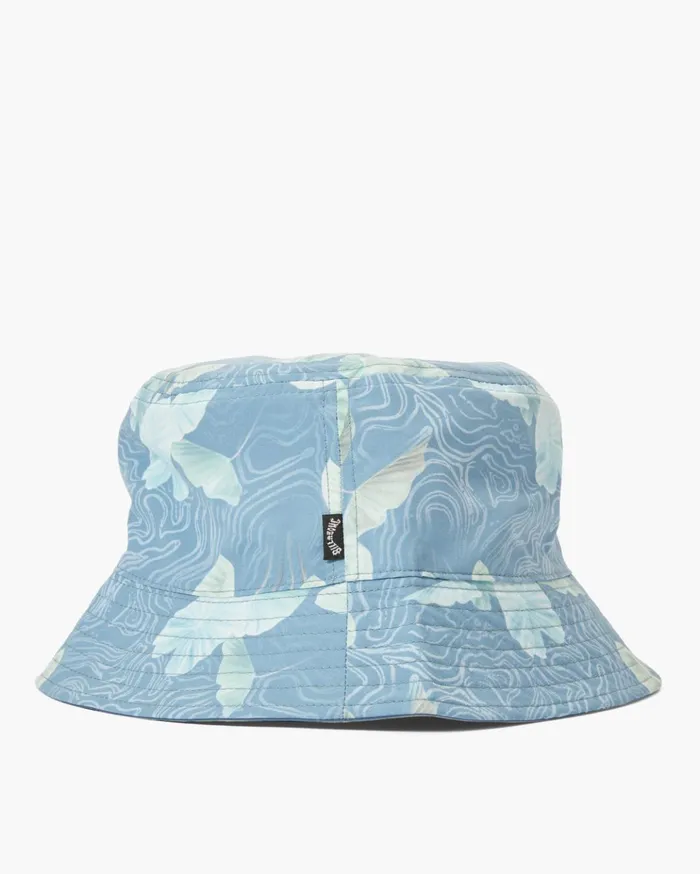 Billabong Kamea Kalo Reversible Bucket Hat Steel Blue Men Hats Billabong Kamea Kalo Reversible Bucket Hat Steel Blue Men Hats