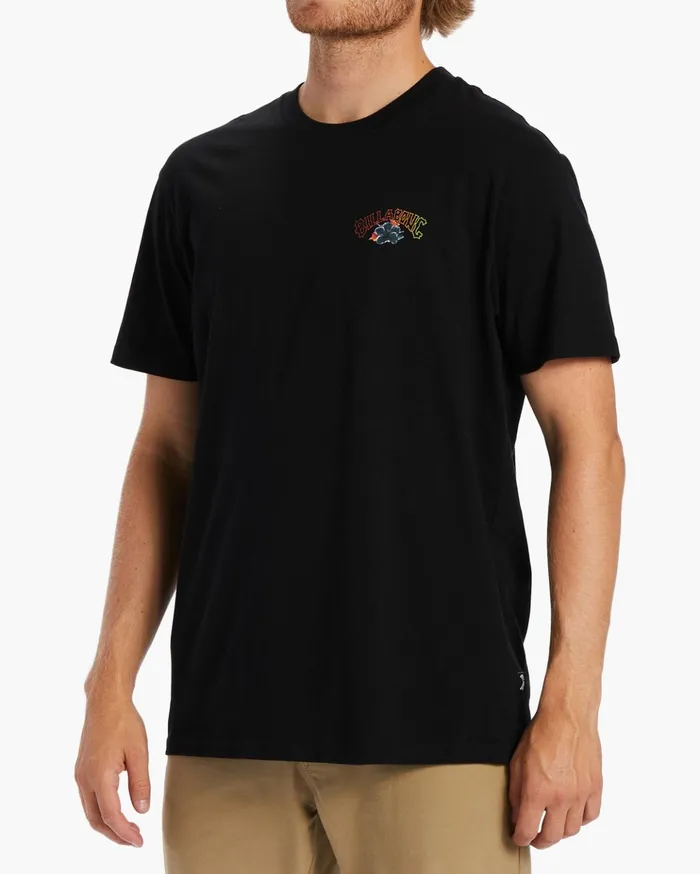 Billabong Kamea Lava TShirt Washed Black Men TShirts Billabong Kamea Lava TShirt Washed Black Men TShirts