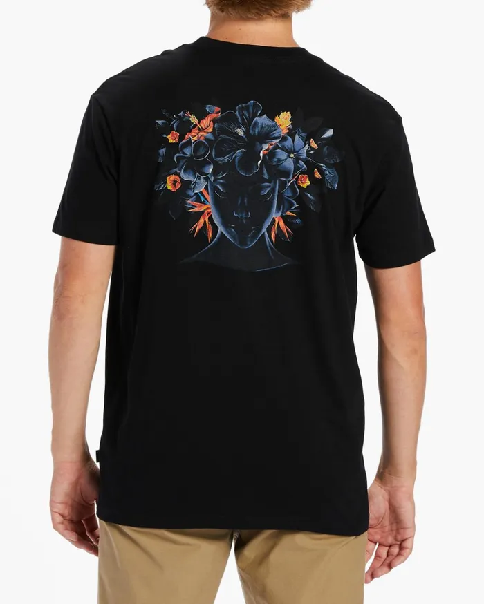 Billabong Kamea Lava TShirt Washed Black Men TShirts Billabong Kamea Lava TShirt Washed Black Men TShirts