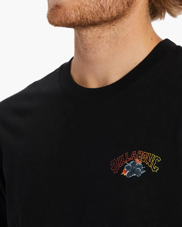 Billabong Kamea Lava TShirt Washed Black Men TShirts Billabong Kamea Lava TShirt Washed Black Men TShirts