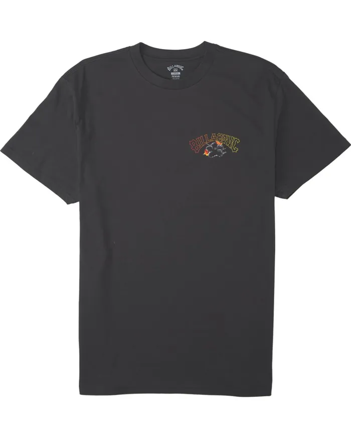Billabong Kamea Lava TShirt Washed Black Men TShirts Billabong Kamea Lava TShirt Washed Black Men TShirts