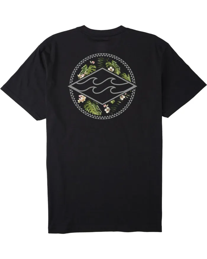 Billabong Kamea Monstera Diamond Short Sleeve TShirt Black Men TShirts Billabong Kamea Monstera Diamond Short Sleeve TShirt Black Men TShirts