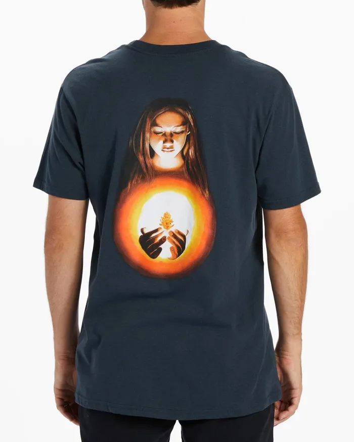 Billabong Kamea Poiwena TShirt Navy Men TShirts Billabong Kamea Poiwena TShirt Navy Men TShirts
