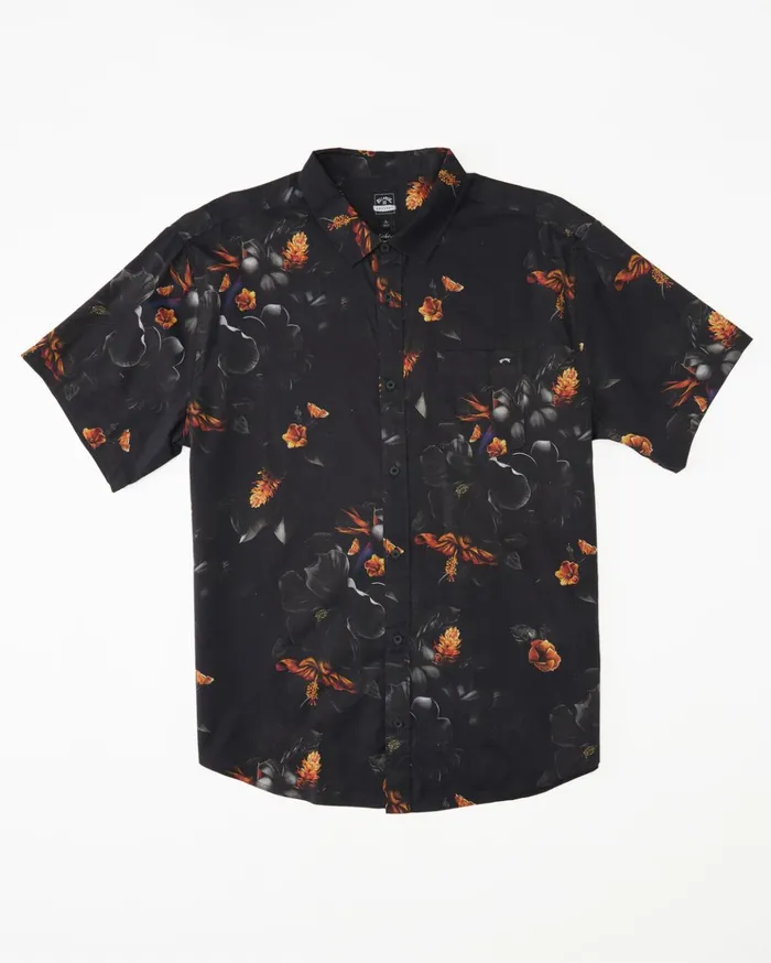Billabong Kamea Sundays Short Sleeve Shirt Black Men Shirts Billabong Kamea Sundays Short Sleeve Shirt Black Men Shirts