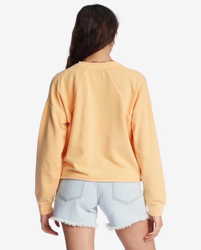 Billabong Keep Talking Sweatshirt Peach Punch Women Hoodies and Fleece Billabong Keep Talking Sweatshirt Peach Punch Women Hoodies and Fleece