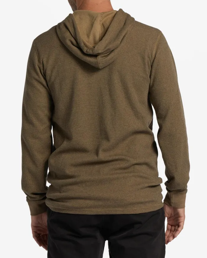 Billabong Keystone Pullover Thermal Hoodie Gravel Men Shirts
