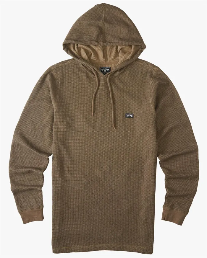 Billabong Keystone Pullover Thermal Hoodie Gravel Men Shirts