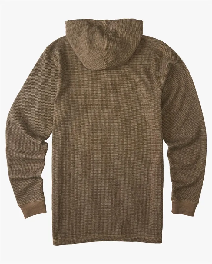 Billabong Keystone Pullover Thermal Hoodie Gravel Men Shirts