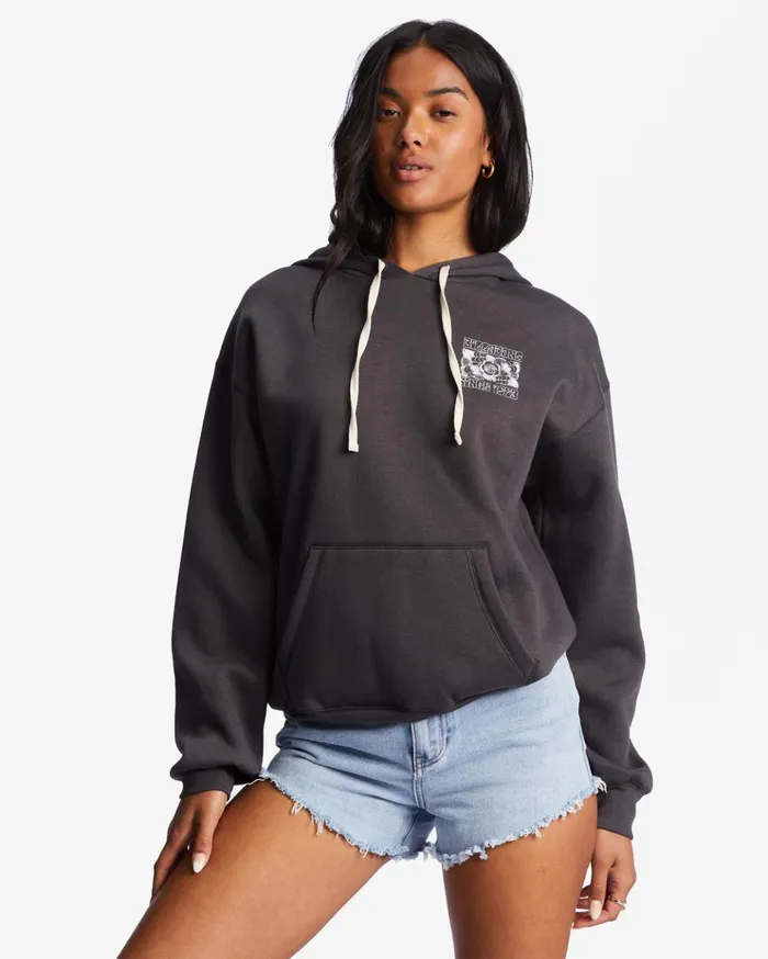 Billabong Kindness Is Magic Hoodie Off Black Women Hoodies and Fleece