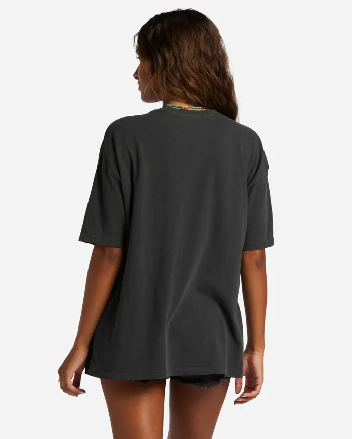 Billabong Kiss Me TShirt Off Black Women Graphic Tees and Tanks Billabong Kiss Me TShirt Off Black Women Graphic Tees and Tanks