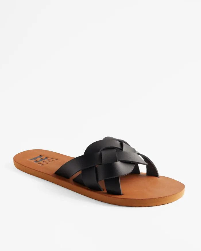 Billabong Lana Slider Sandals Off Black Women Shoes Billabong Lana Slider Sandals Off Black Women Shoes