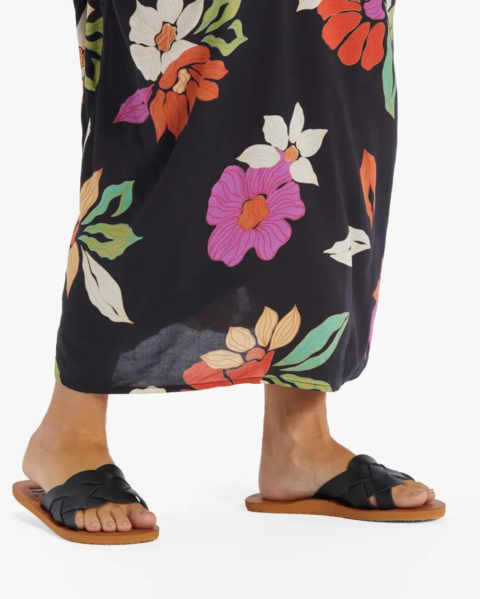 Billabong Lana Slider Sandals Off Black Women Shoes Billabong Lana Slider Sandals Off Black Women Shoes