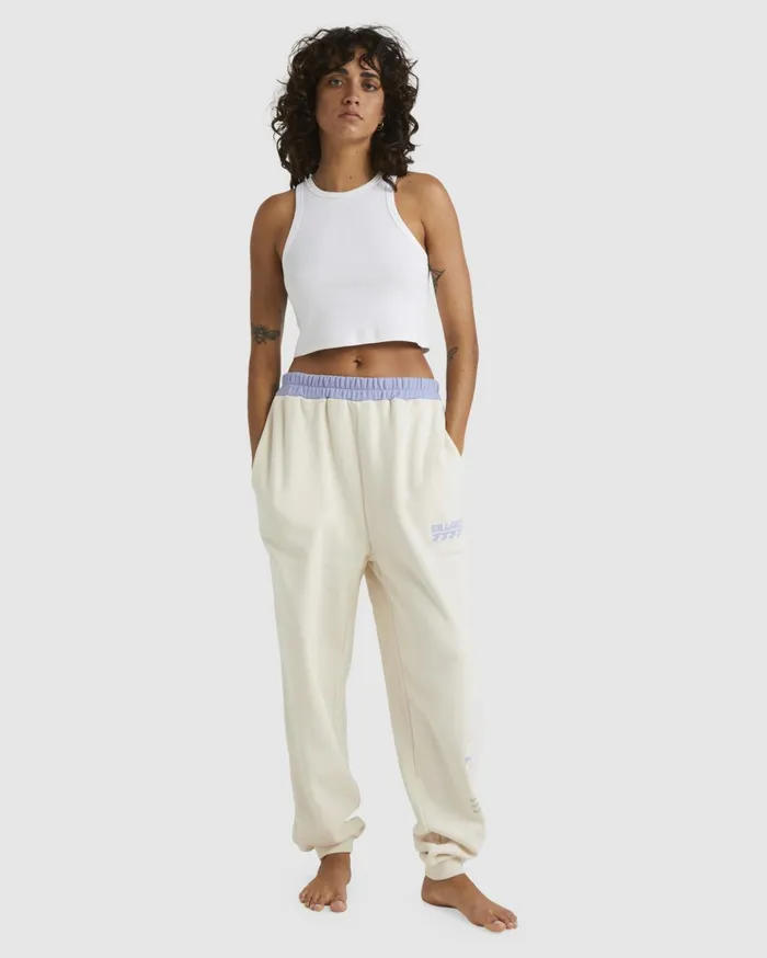 Billabong Later Days Joggers White Sand Women Pants Billabong Later Days Joggers White Sand Women Pants