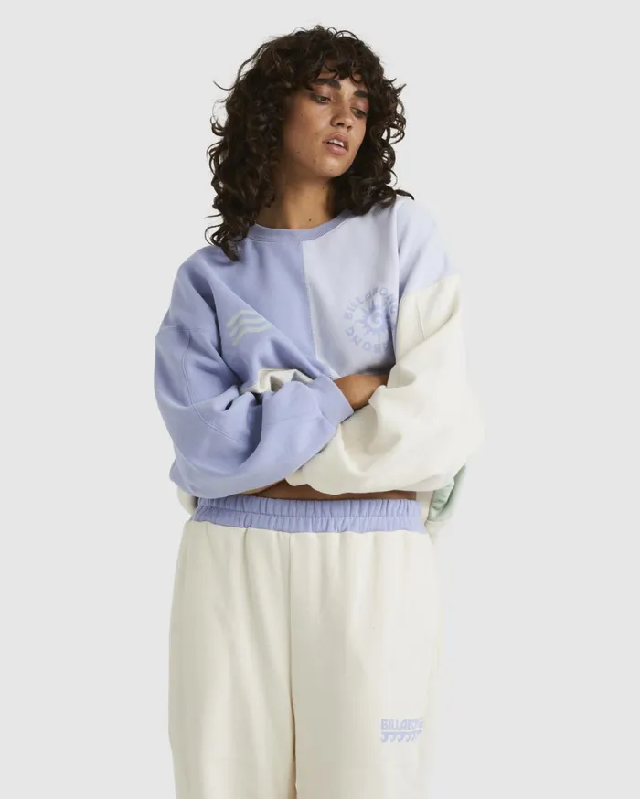 Billabong Later Days Kendall Sweatshirt Multi Women Hoodies and Fleece