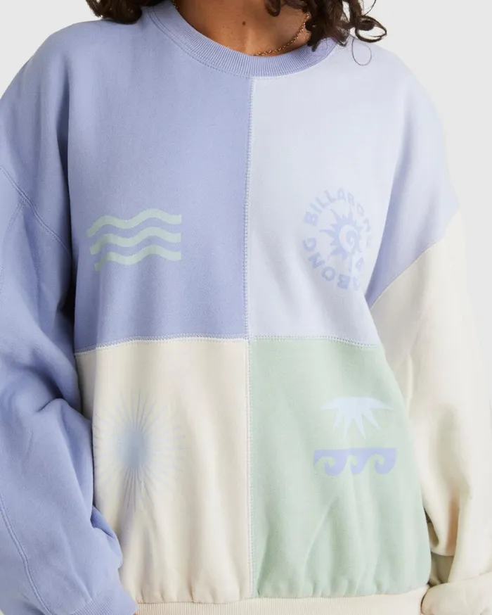 Billabong Later Days Kendall Sweatshirt Multi Women Hoodies and Fleece Billabong Later Days Kendall Sweatshirt Multi Women Hoodies and Fleece