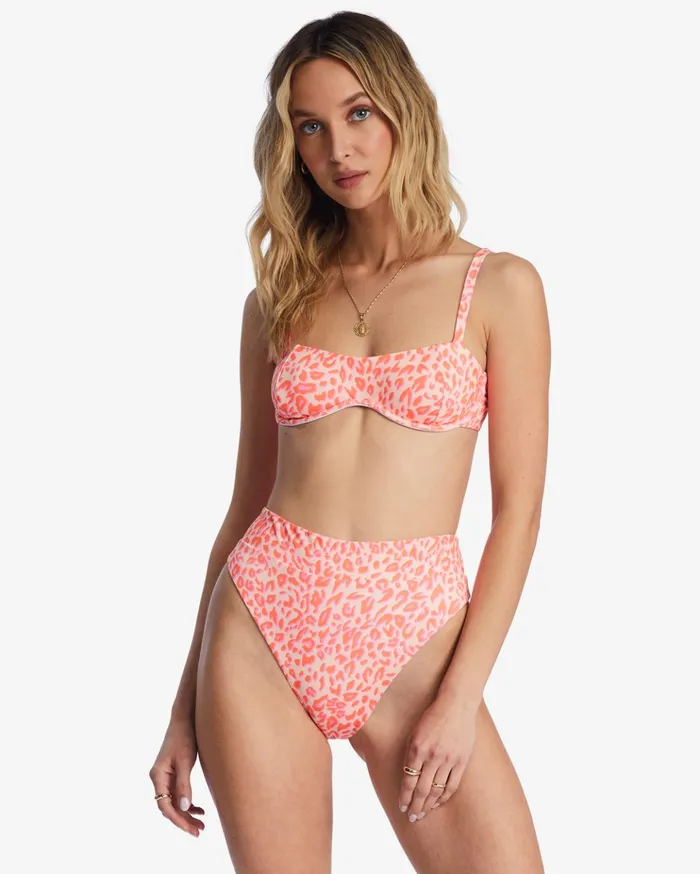 Billabong Lei Low Olivia Underwired Bikini Top Washed Peach Women Bikinis Billabong Lei Low Olivia Underwired Bikini Top Washed Peach Women Bikinis