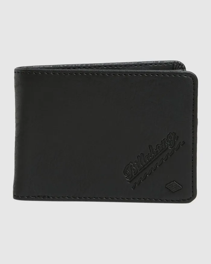 Billabong Line Up Flip BiFold Wallet Black Men Wallets