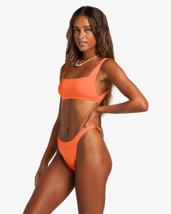 Billabong Lined Up Banded Hike Bikini Bottoms Poppin Peach Women Bikinis Billabong Lined Up Banded Hike Bikini Bottoms Poppin Peach Women Bikinis