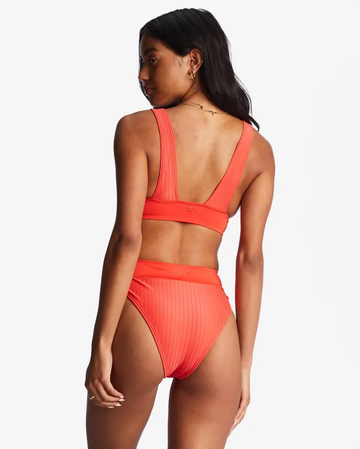 Billabong Lined Up Rise Bikini Bottoms Bright Poppy Women Bikinis Billabong Lined Up Rise Bikini Bottoms Bright Poppy Women Bikinis