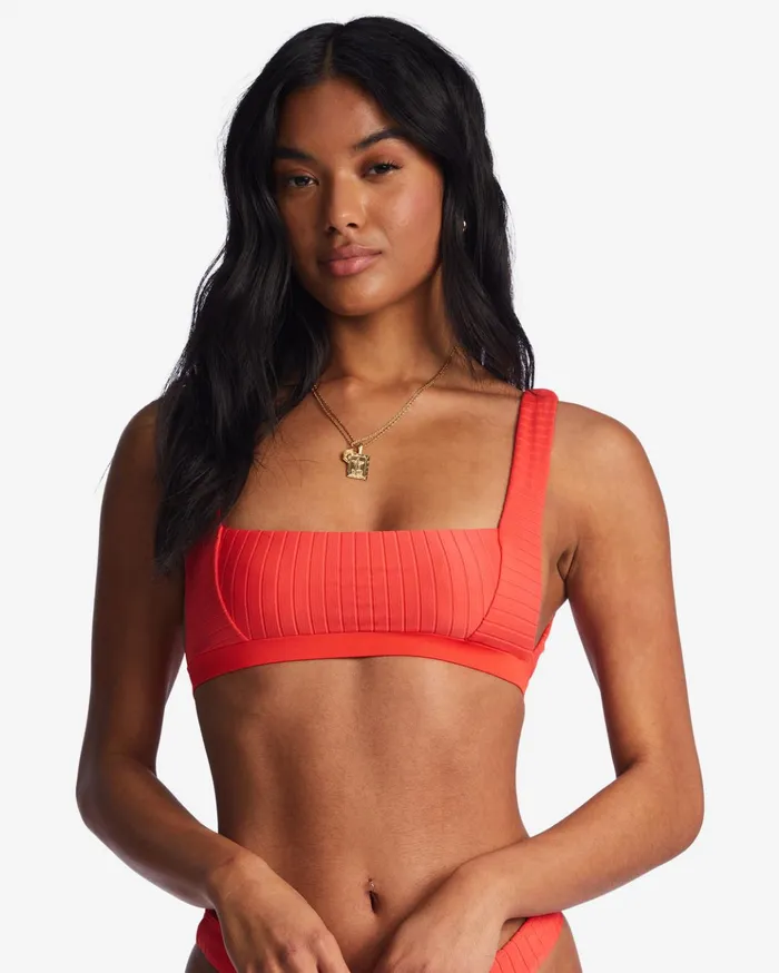 Billabong Lined Up Tank Bikini Top Bright Poppy Women Bikinis Billabong Lined Up Tank Bikini Top Bright Poppy Women Bikinis