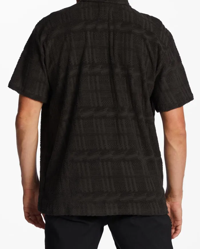 Billabong Loafer Short Sleeve Shirt Raven Men Shirts Billabong Loafer Short Sleeve Shirt Raven Men Shirts