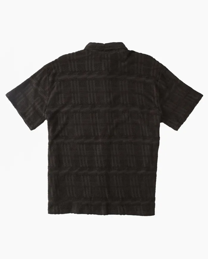 Billabong Loafer Short Sleeve Shirt Raven Men Shirts Billabong Loafer Short Sleeve Shirt Raven Men Shirts