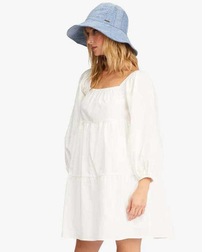 Billabong Love Crush Babydoll Dress Salt Crystal Women Dresses Billabong Love Crush Babydoll Dress Salt Crystal Women Dresses