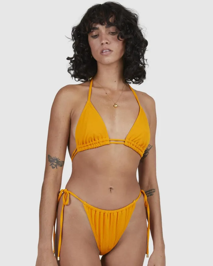 Billabong Love Myself Liv Slide Tall Triangle Bikini Top Amber Women Bikini Tops Billabong Love Myself Liv Slide Tall Triangle Bikini Top Amber Women Bikini Tops