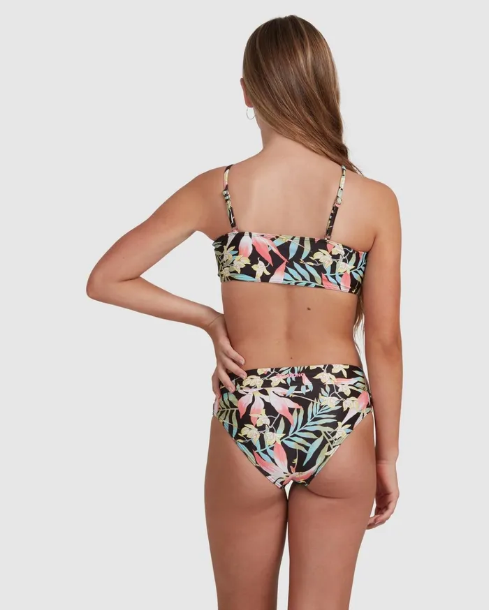 Billabong Love Palms Bandeau Bikini Set Black Kids Girls039 Swimwear Billabong Love Palms Bandeau Bikini Set Black Kids Girls039 Swimwear