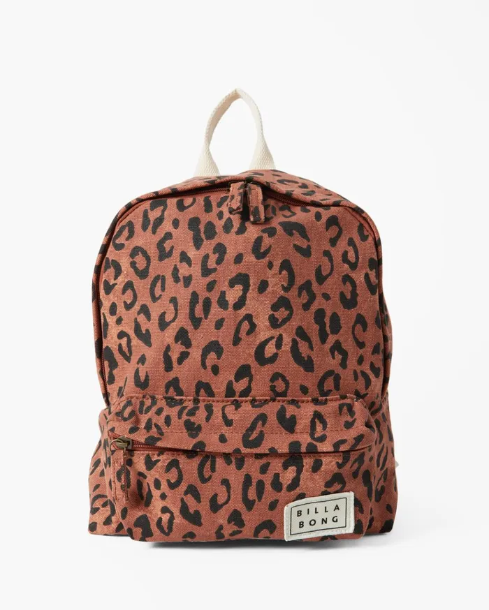 Billabong Mini Mama Canvas Backpack Brick Women Backpacks Billabong Mini Mama Canvas Backpack Brick Women Backpacks
