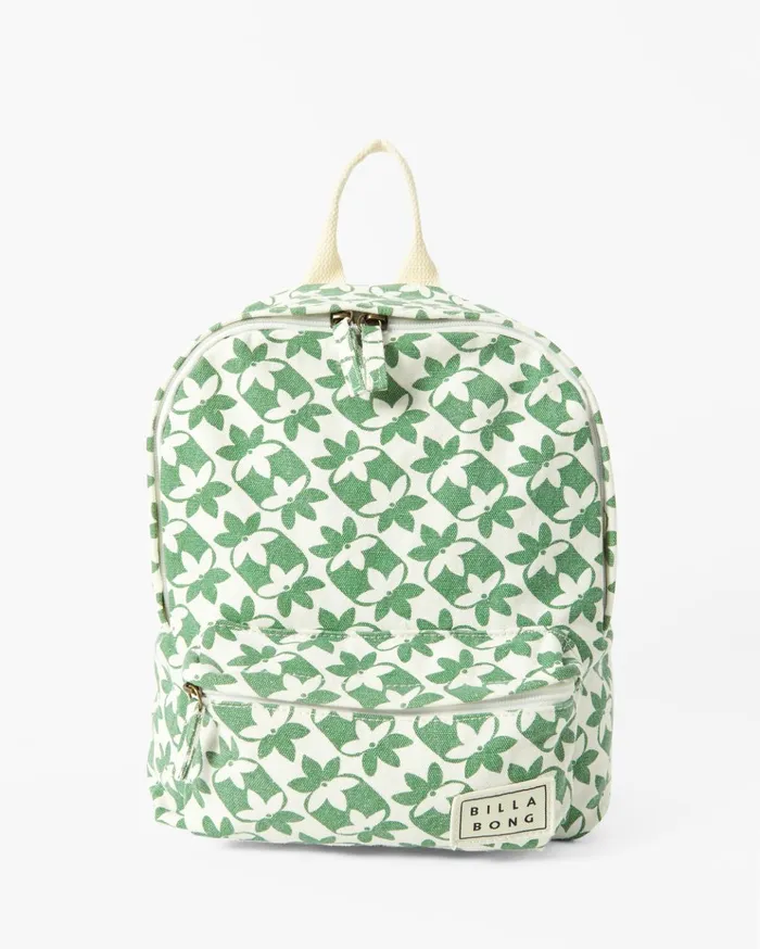 Billabong Mini Mama Canvas Backpack Sweet Grass Women Backpacks Billabong Mini Mama Canvas Backpack Sweet Grass Women Backpacks