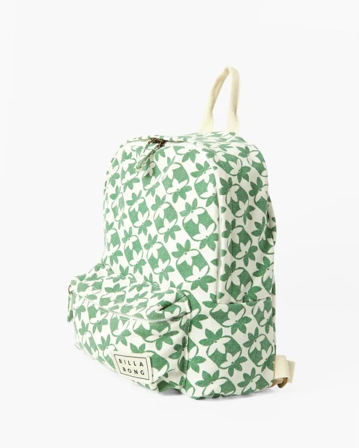 Billabong Mini Mama Canvas Backpack Sweet Grass Women Backpacks Billabong Mini Mama Canvas Backpack Sweet Grass Women Backpacks
