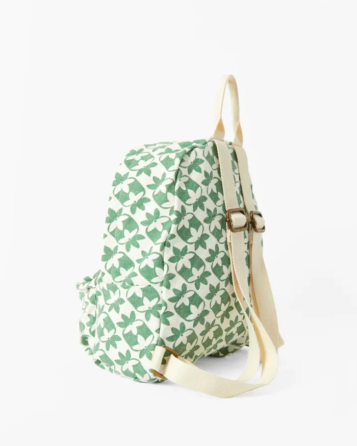 Billabong Mini Mama Canvas Backpack Sweet Grass Women Backpacks Billabong Mini Mama Canvas Backpack Sweet Grass Women Backpacks