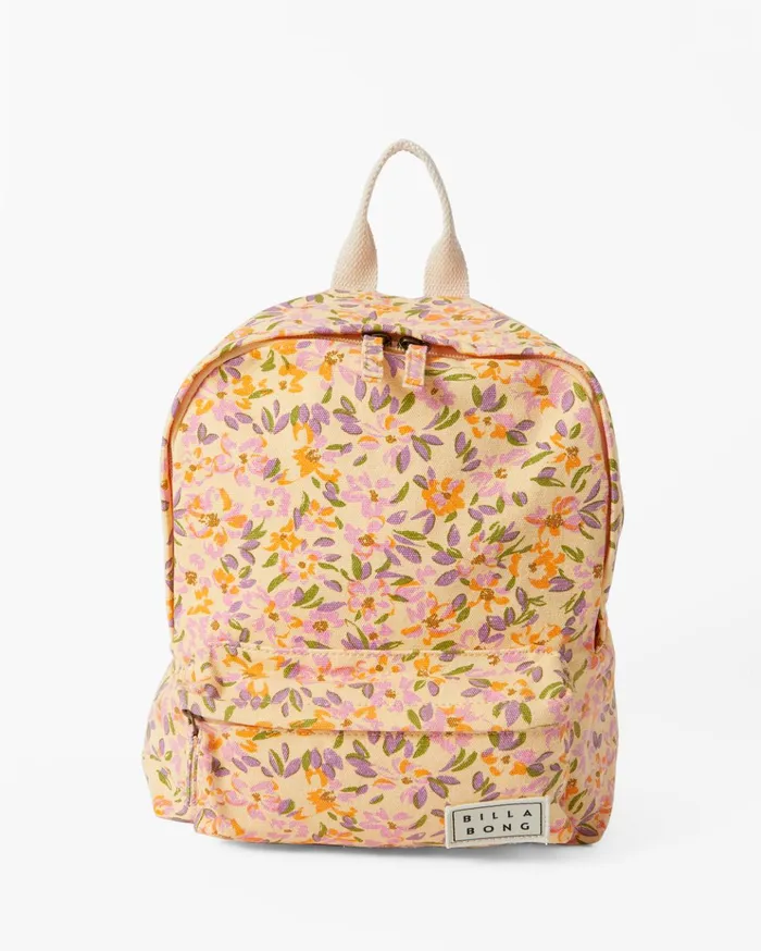 Billabong Mini Mama Canvas Backpack Washed Nectar Women Backpacks Billabong Mini Mama Canvas Backpack Washed Nectar Women Backpacks