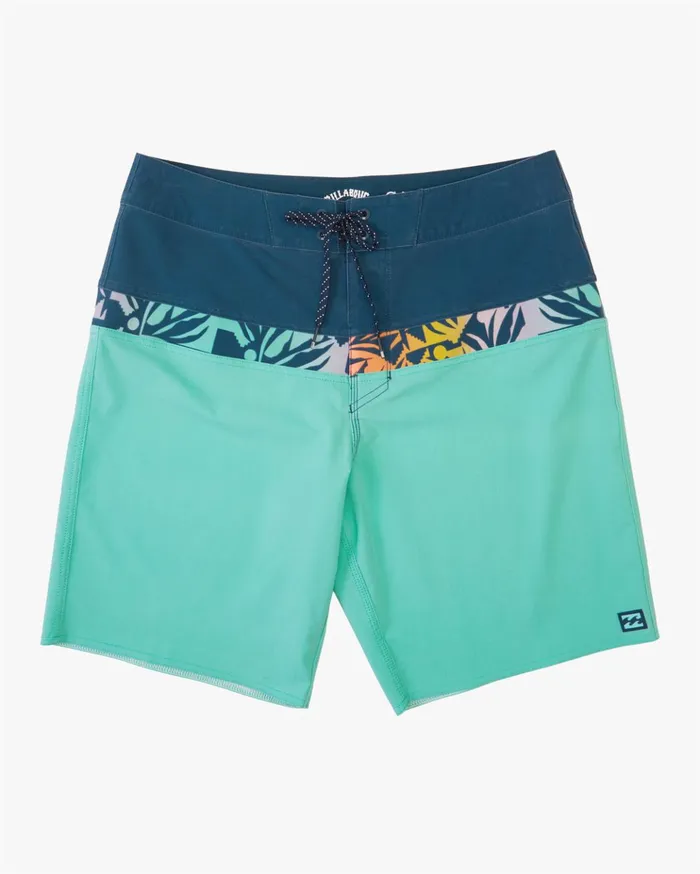 Billabong Momentum Pro Boardshorts 19quot Aqua Men Performance Boardshorts