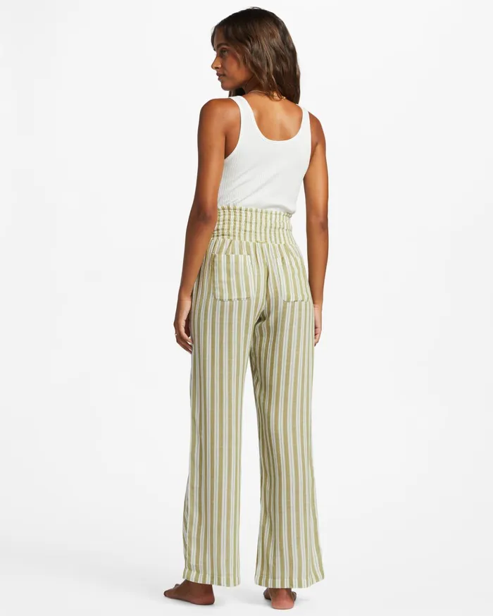 Billabong New Waves 2 Elastic Waist Pants Avocado 1 Women Pants Billabong New Waves 2 Elastic Waist Pants Avocado 1 Women Pants