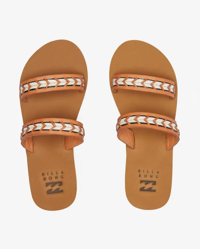 Billabong Nori Slider Sandals BlackTan Women Shoes