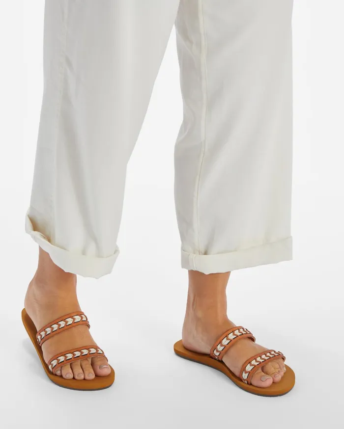 Billabong Nori Slider Sandals BlackTan Women Shoes Billabong Nori Slider Sandals BlackTan Women Shoes