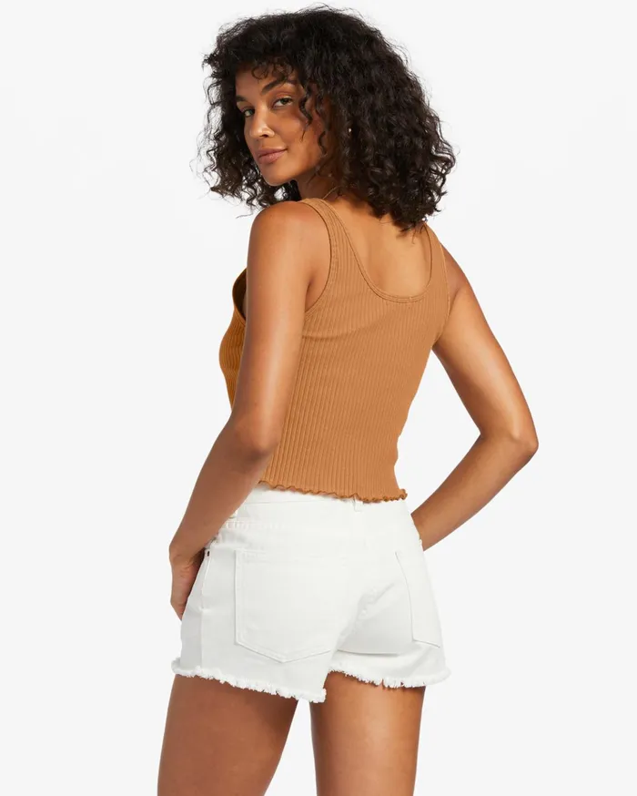 Billabong Notch Tank Ribbed Tank Top Summer Spice Women Tops Billabong Notch Tank Ribbed Tank Top Summer Spice Women Tops