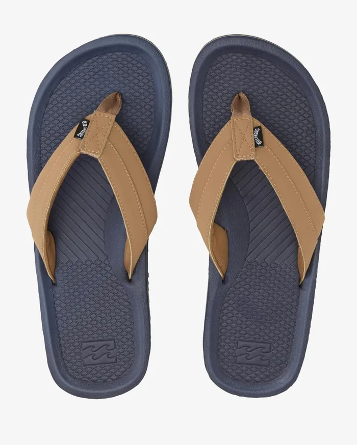 Billabong Offshore Impact Sandals Navy Men Flip Flops
