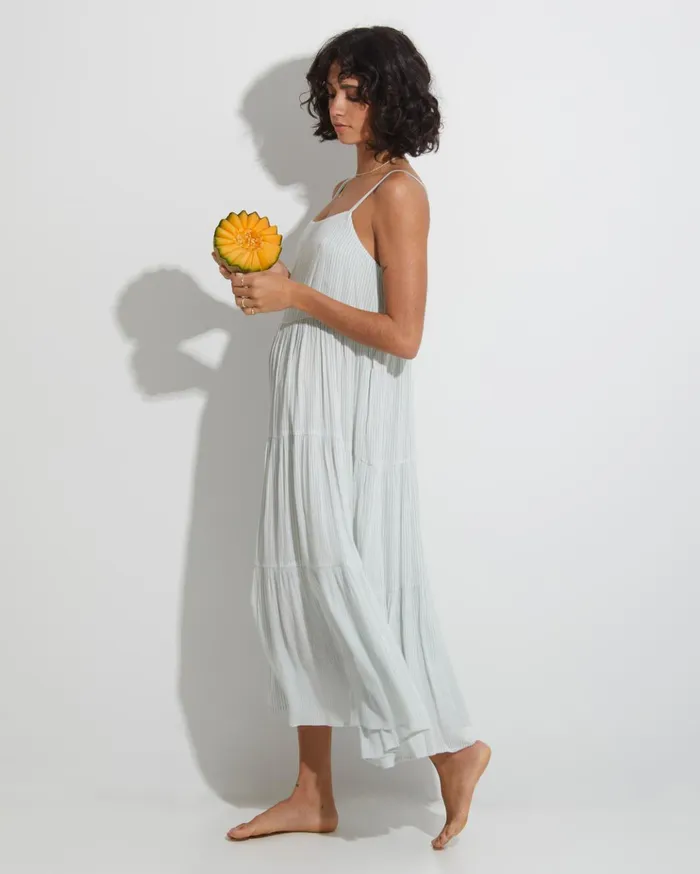 Billabong On The Beach Maxi Dress Teal Women Dresses