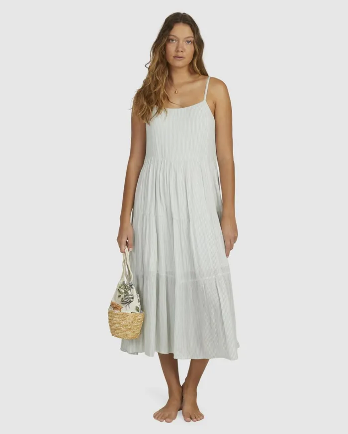 Billabong On The Beach Maxi Dress Teal Women Dresses Billabong On The Beach Maxi Dress Teal Women Dresses