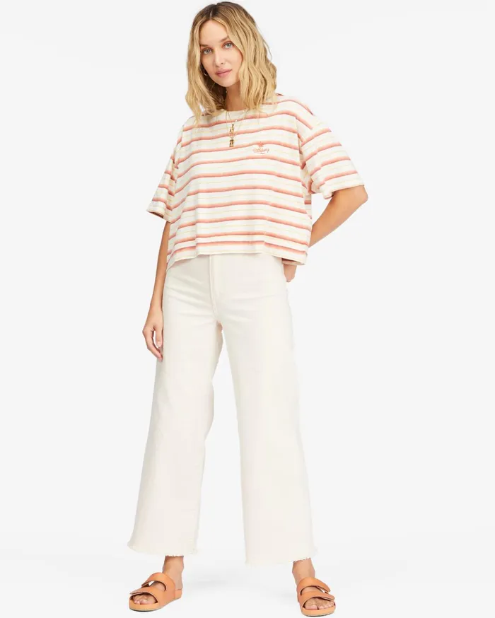 Billabong Only Today Boxy TShirt Terracotta Women Tops Billabong Only Today Boxy TShirt Terracotta Women Tops