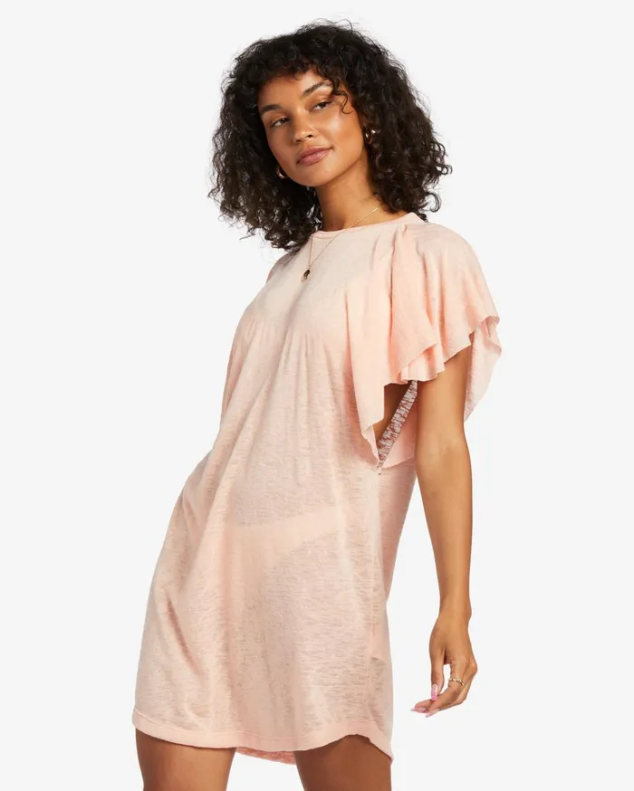 Billabong Out For Waves CoverUp Dress Soft N Peachy Women Beach Cover Ups Billabong Out For Waves CoverUp Dress Soft N Peachy Women Beach Cover Ups