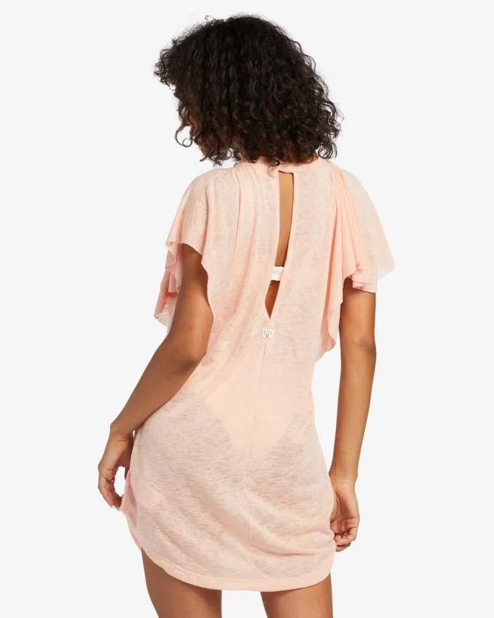 Billabong Out For Waves CoverUp Dress Soft N Peachy Women Beach Cover Ups Billabong Out For Waves CoverUp Dress Soft N Peachy Women Beach Cover Ups